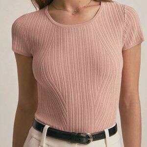 The Kennedy Cap Sleeve ~ Blush